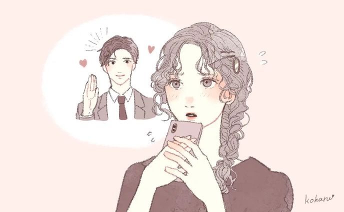 【Web挿絵】恋愛コラムのサムネイルイラスト