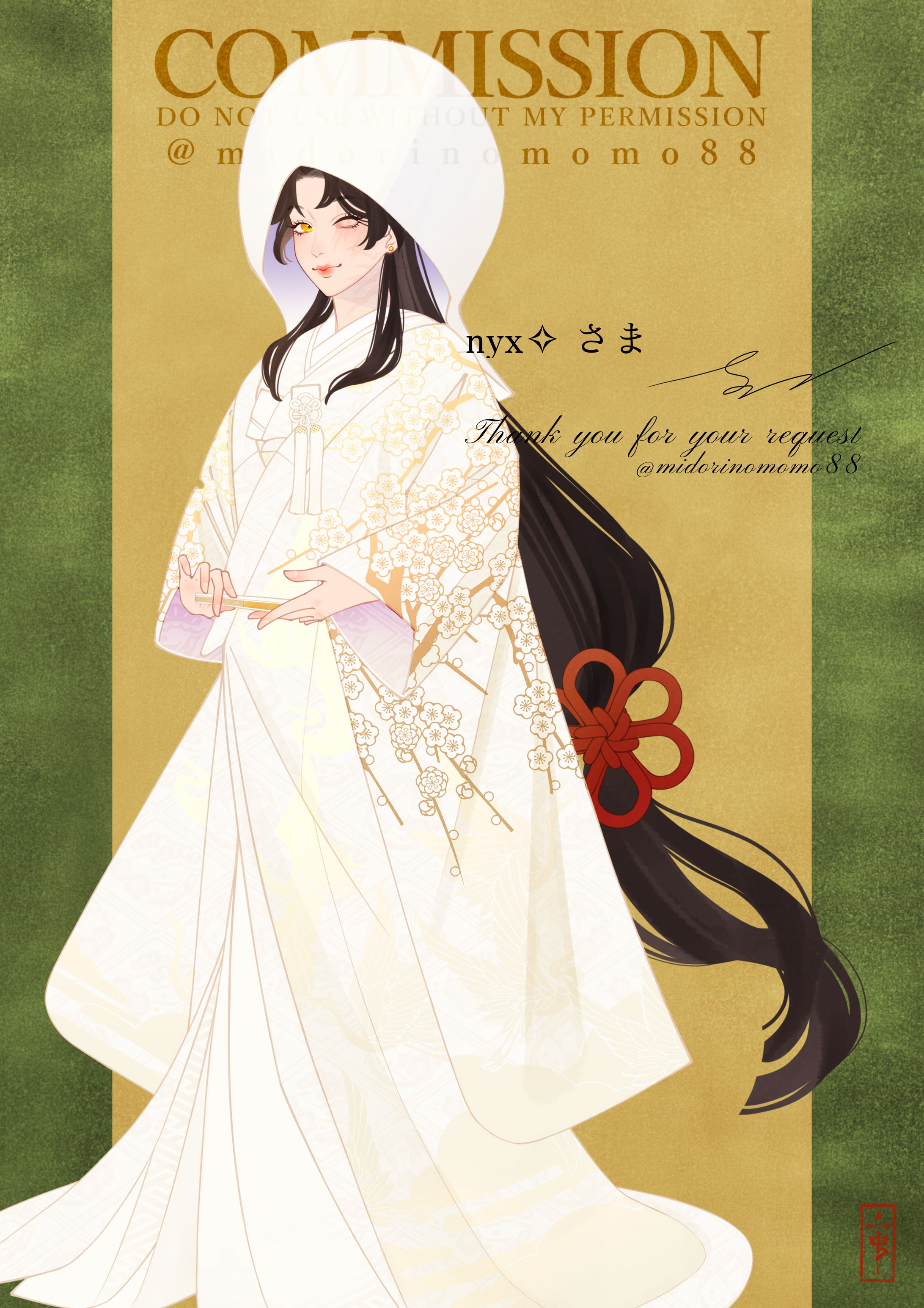 Skeb.58_一枚絵/服飾デザイン-1