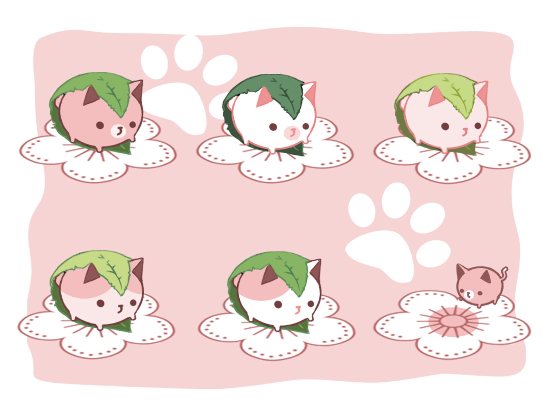 桜餅ねこ-1