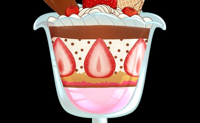 いちごパフェ