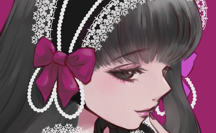 創作ゴスロリ女の子