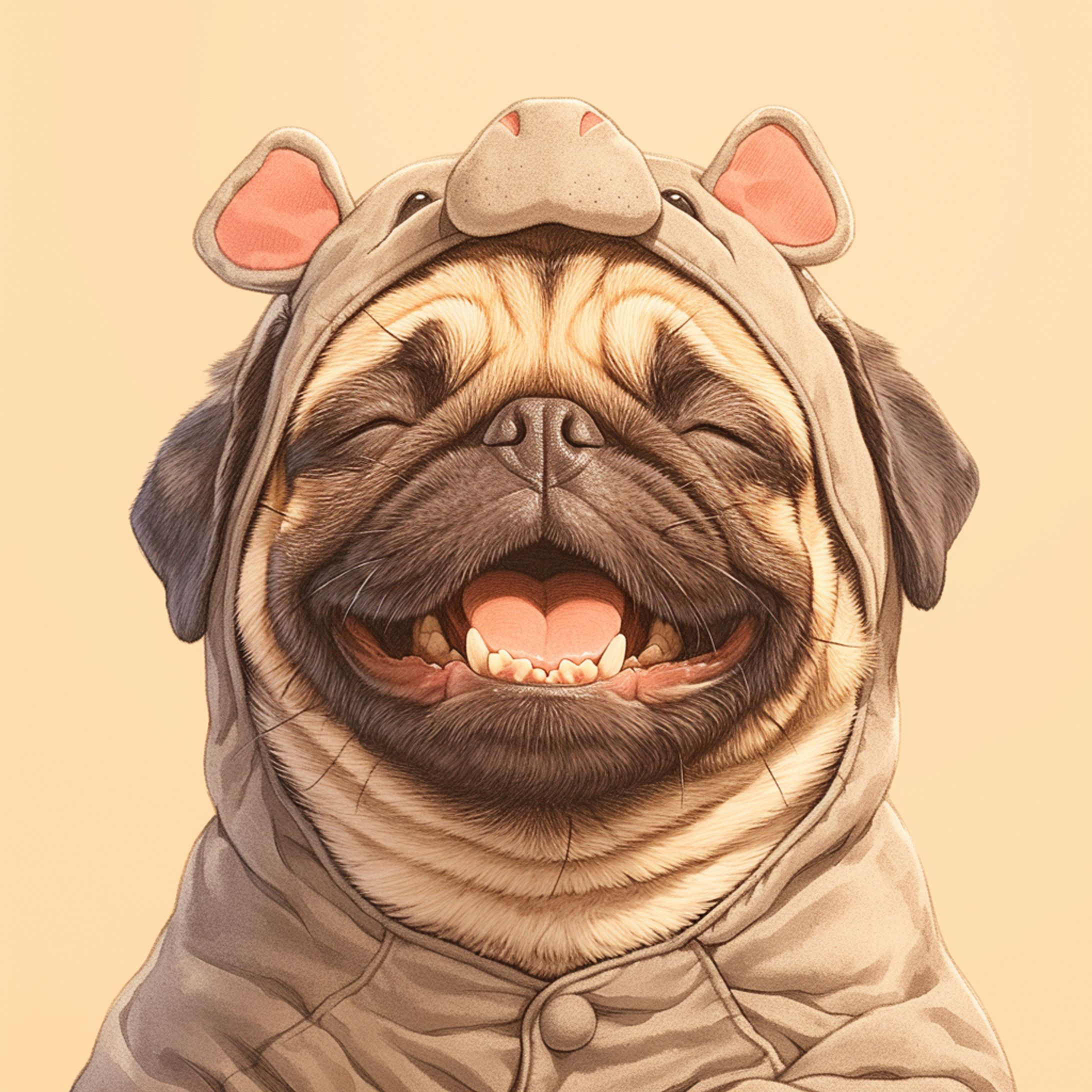 pug & cat-1