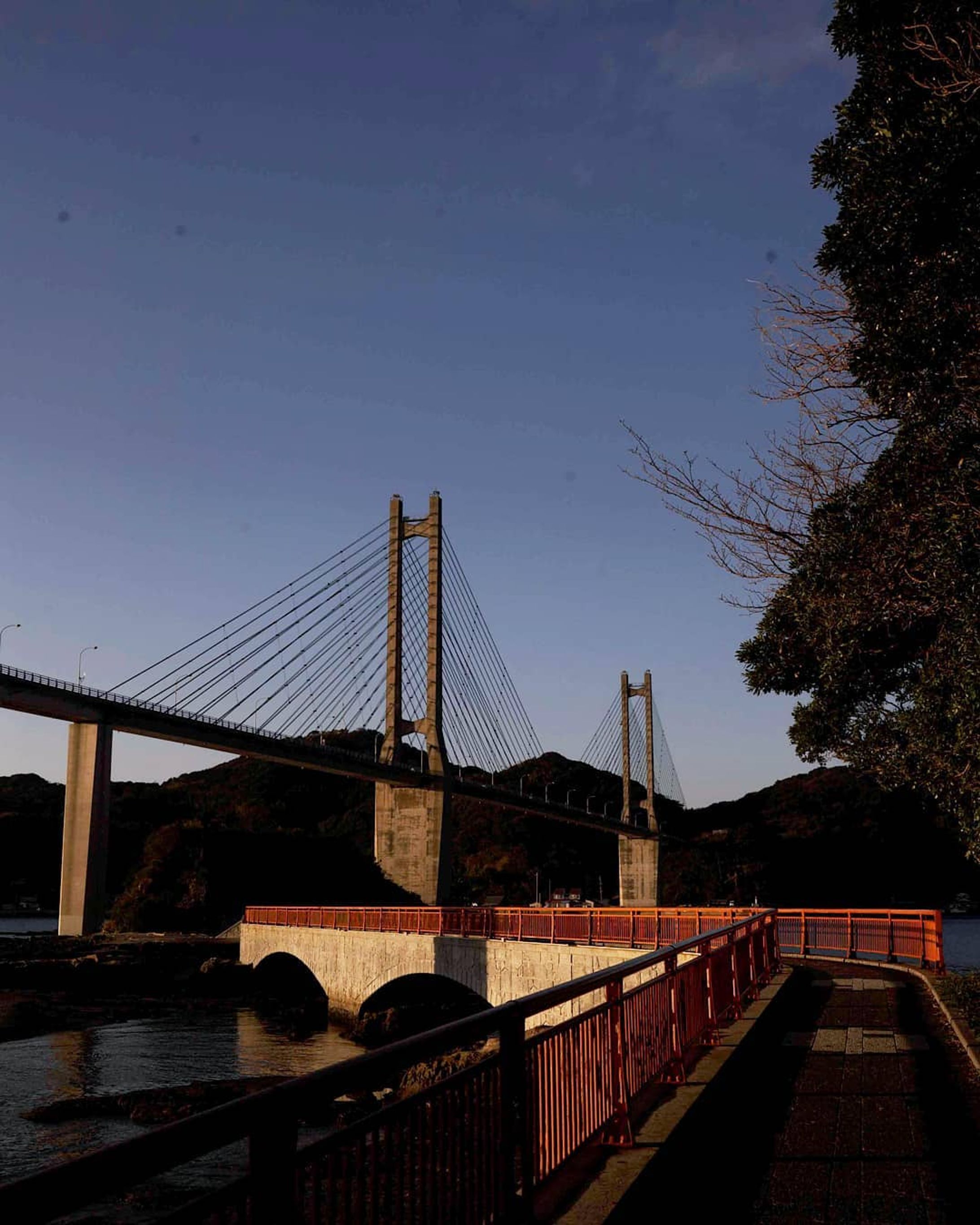 交錯
#CanonEOS5D#佐賀県#唐津市#呼子#呼子大橋#弁天遊歩道 #風景#橋#夕方#青空#landscape#photography-1