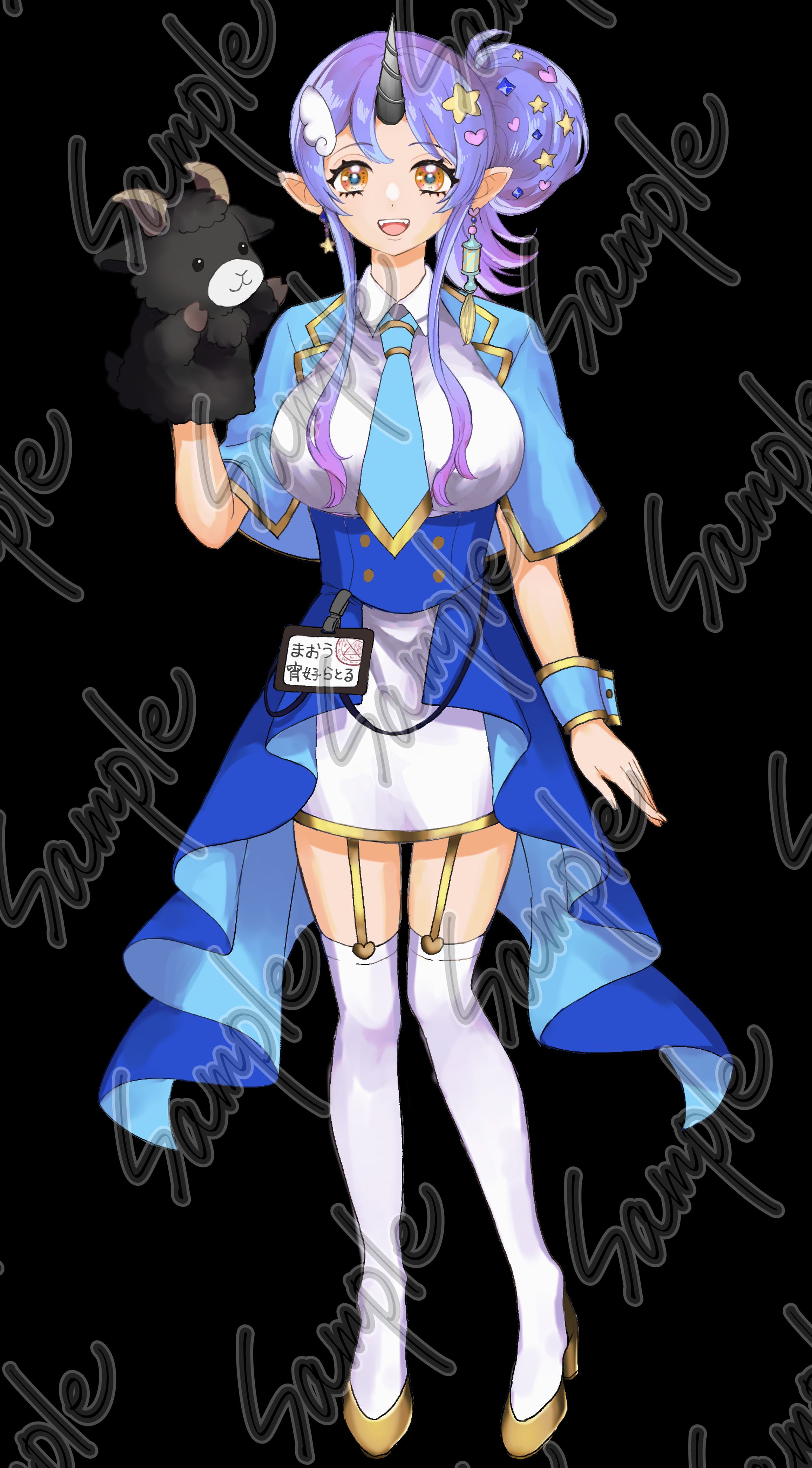 Vtuber立ち絵作例（オリジナル）-1