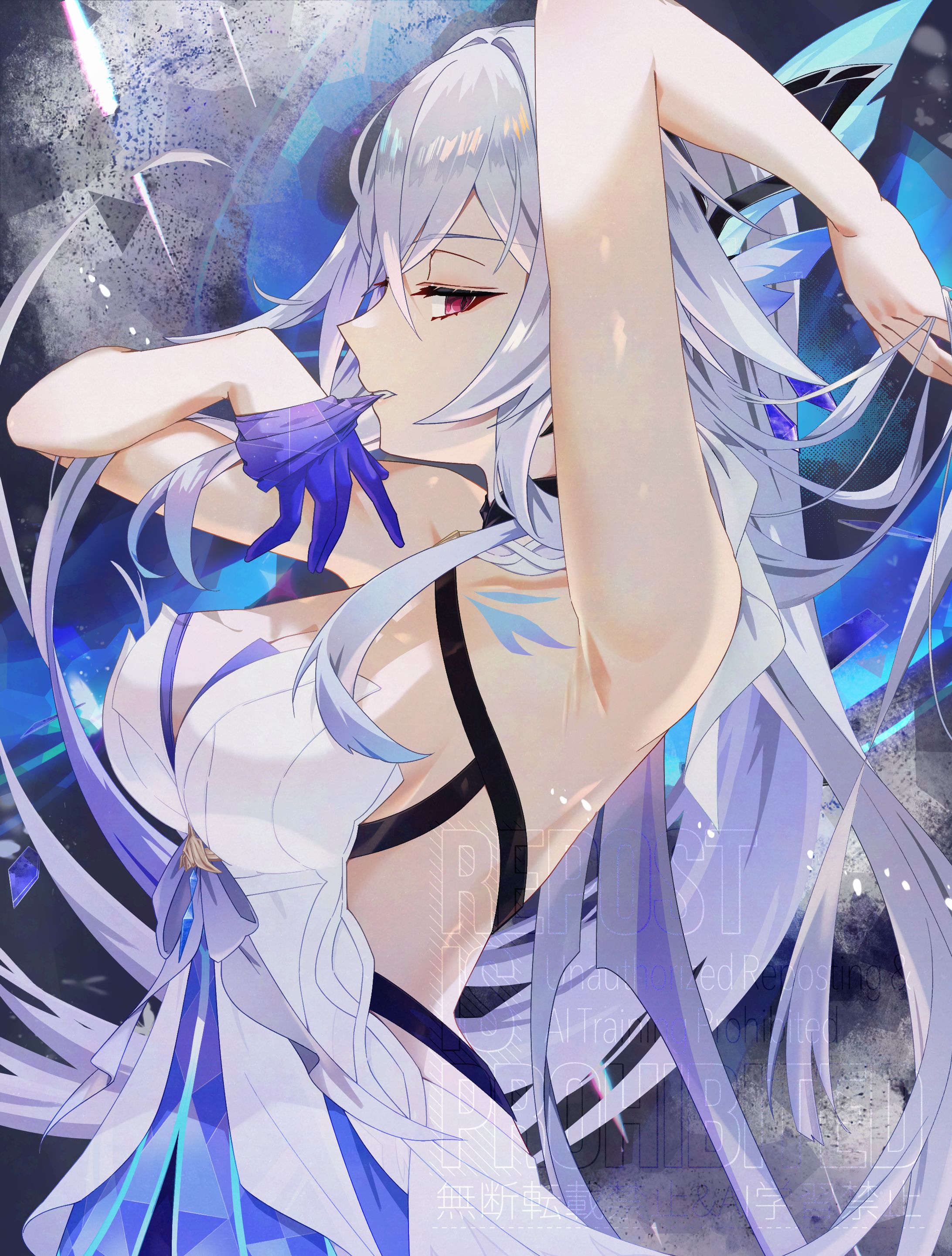 原神ファンアート（スカーク実装記念）-1