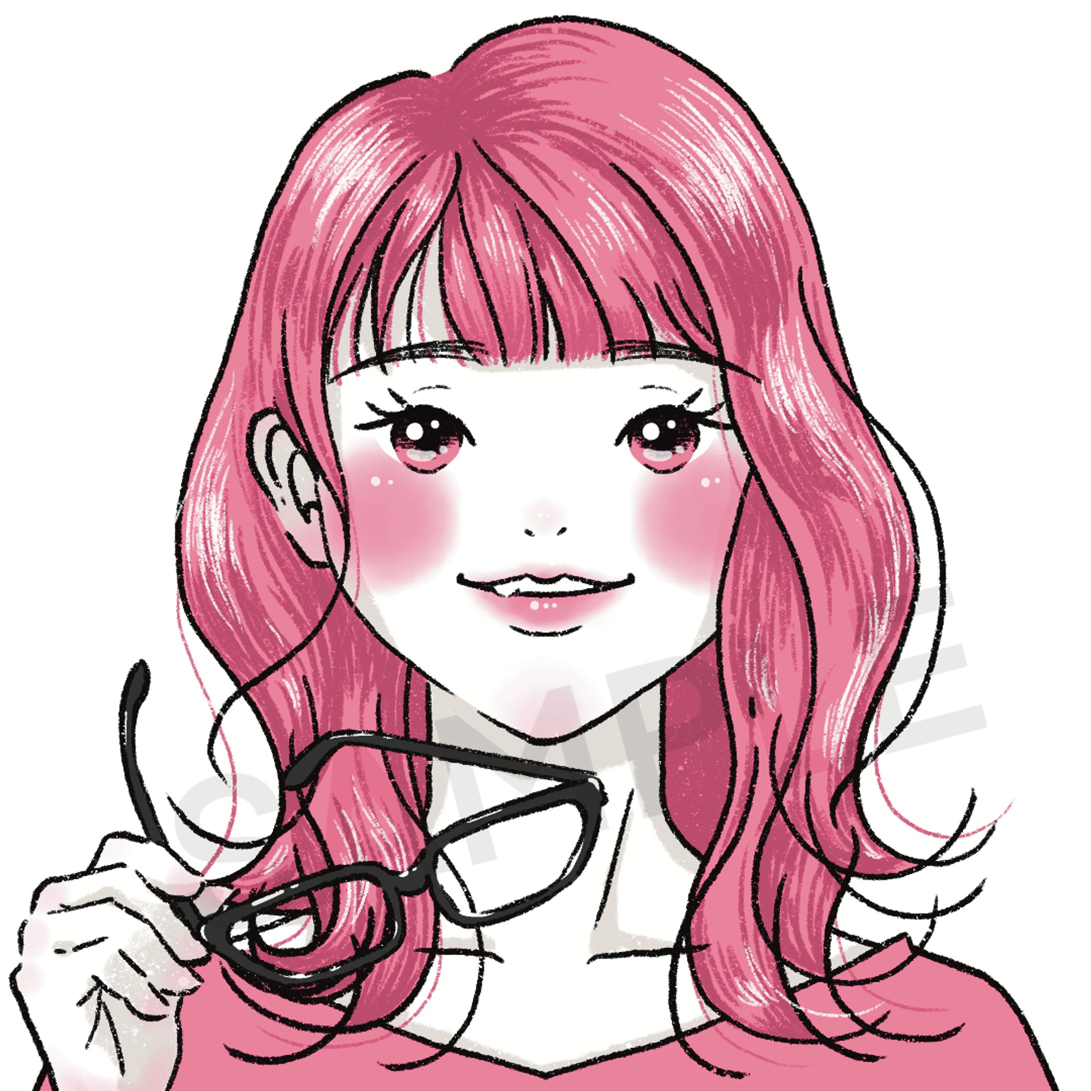 似顔絵｜きょうこ様-1