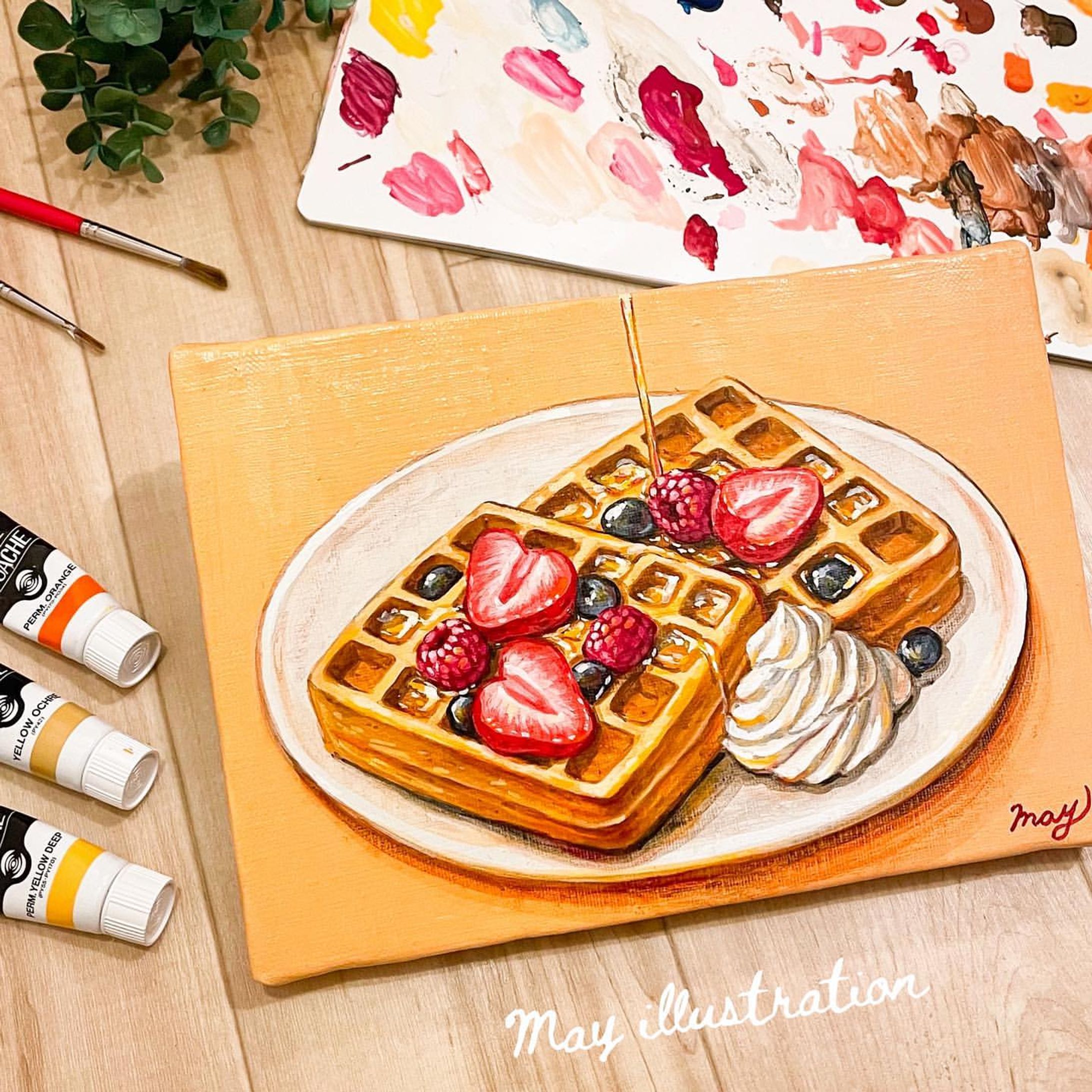 ストロベリー＆ワッフル - Strawberry & Waffles-1