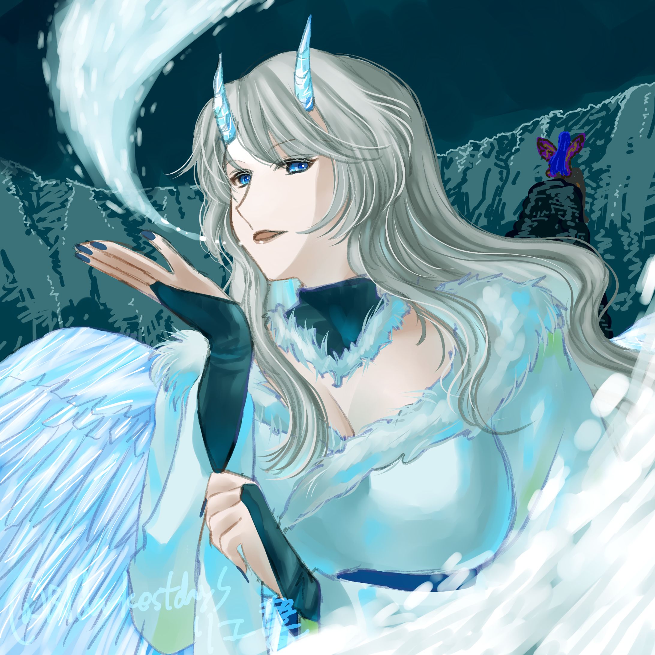 【skeb】OC：月さん-1