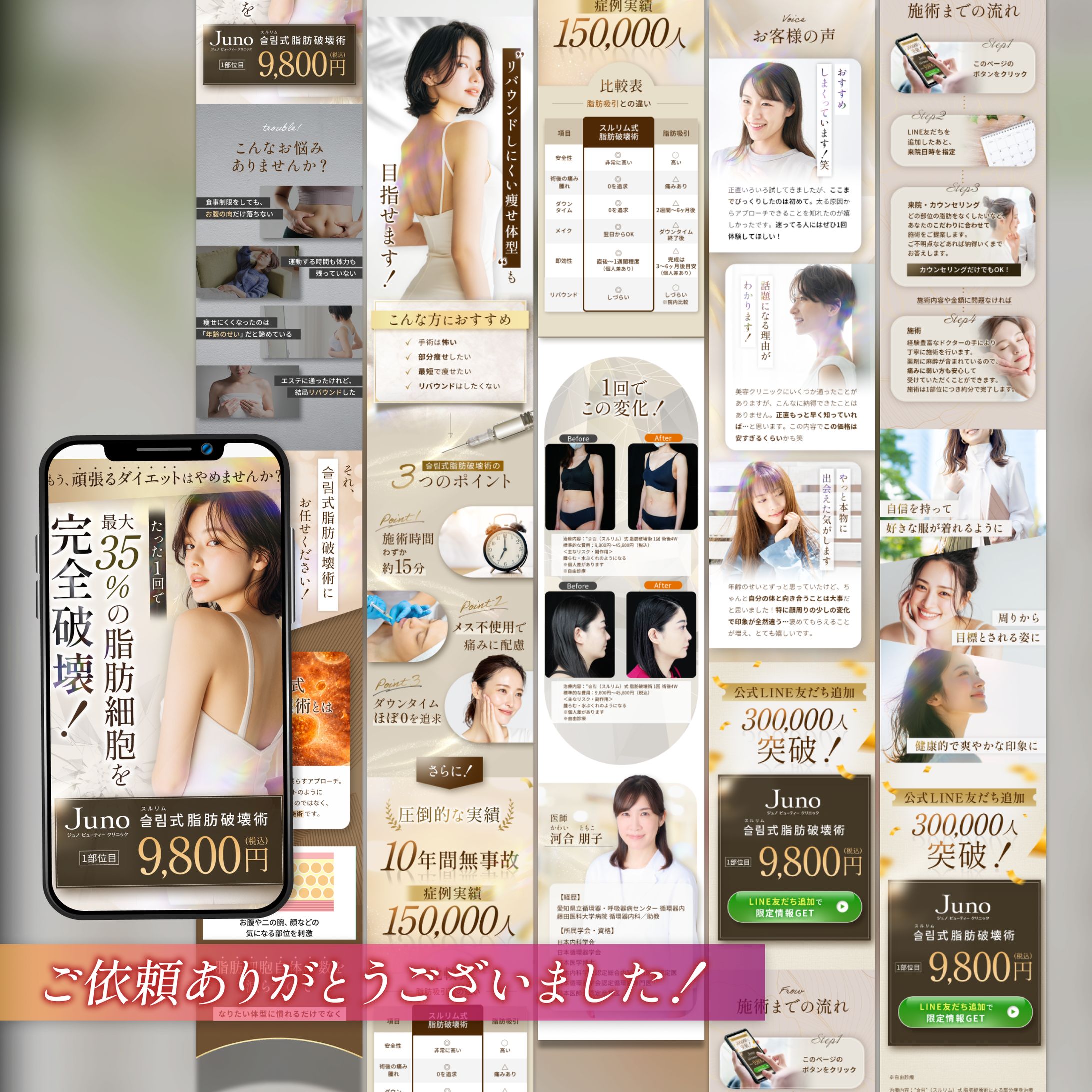 【案件実績】脂肪破壊術サロンLP-1