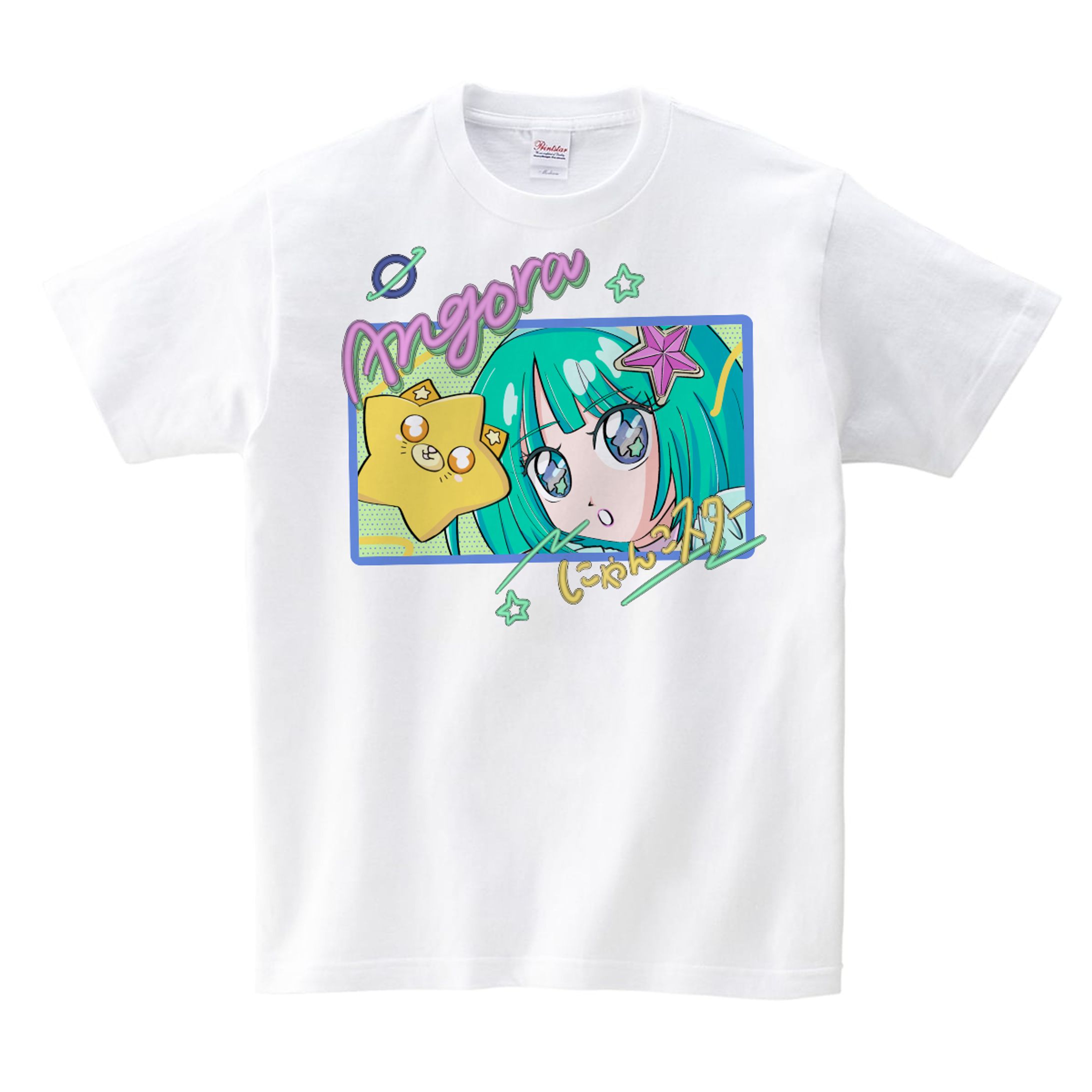 にゃんこスター公式グッズ「魔法少女ANGORAスタンダードTシャツシャツ」-1