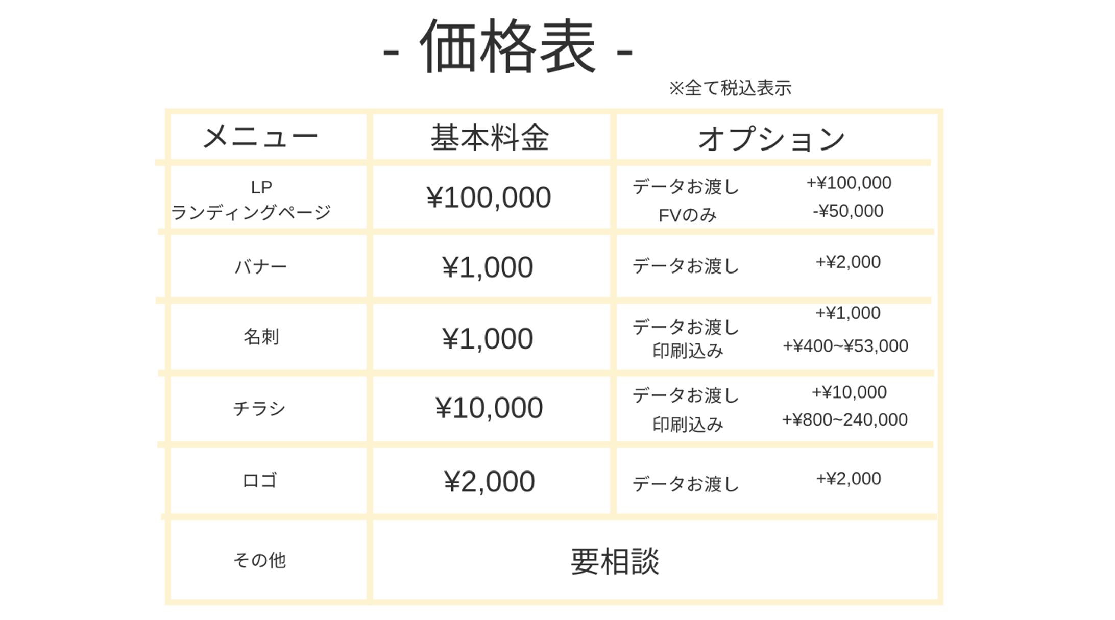 価格表-1