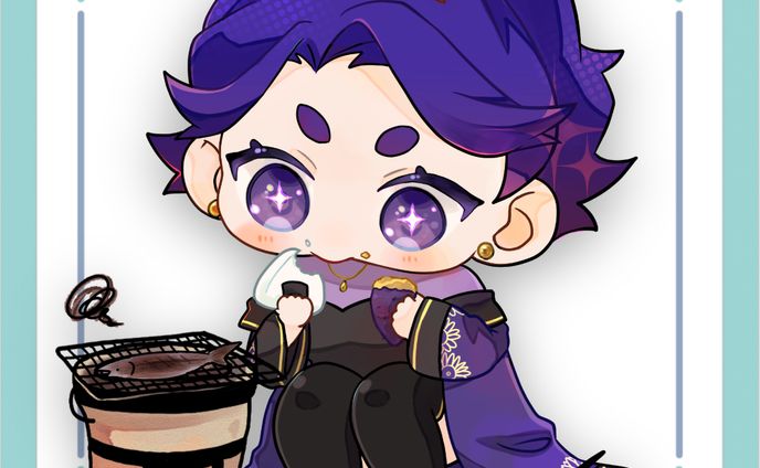 【ご依頼制作】ローベル・ハムスキー_ミニキャラ