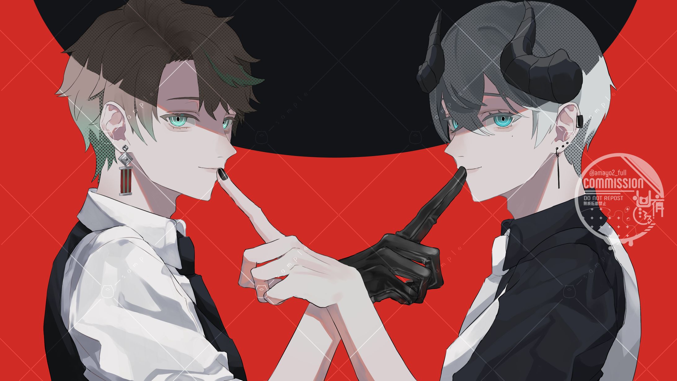 【ご依頼】楽曲「アイデンティティ」歌ってみた動画MVイラスト-1