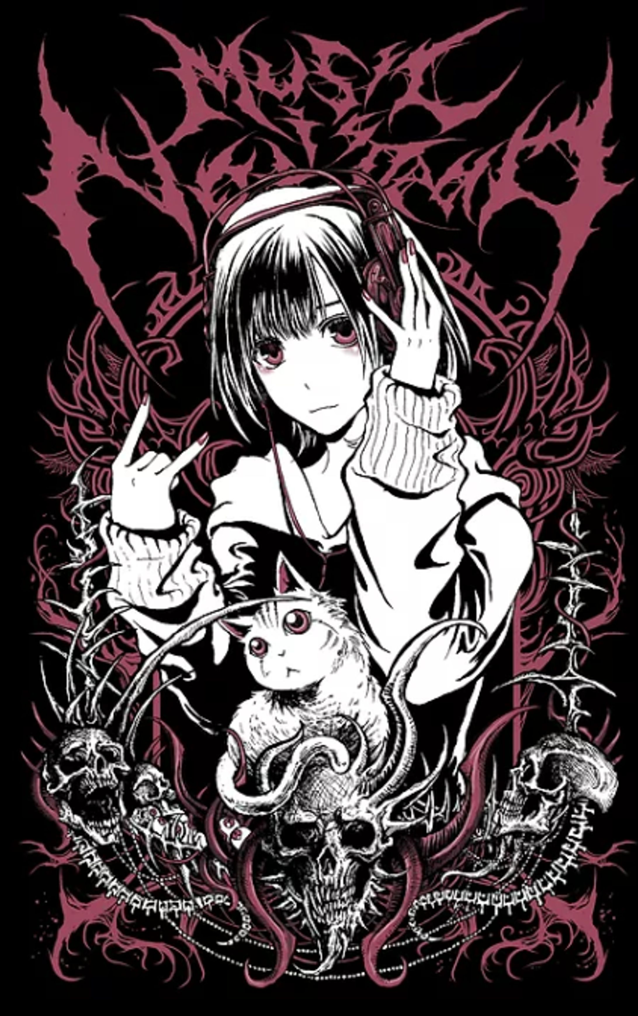 START THE REVOLUTION「Music Not Dead」　Goods illust-1