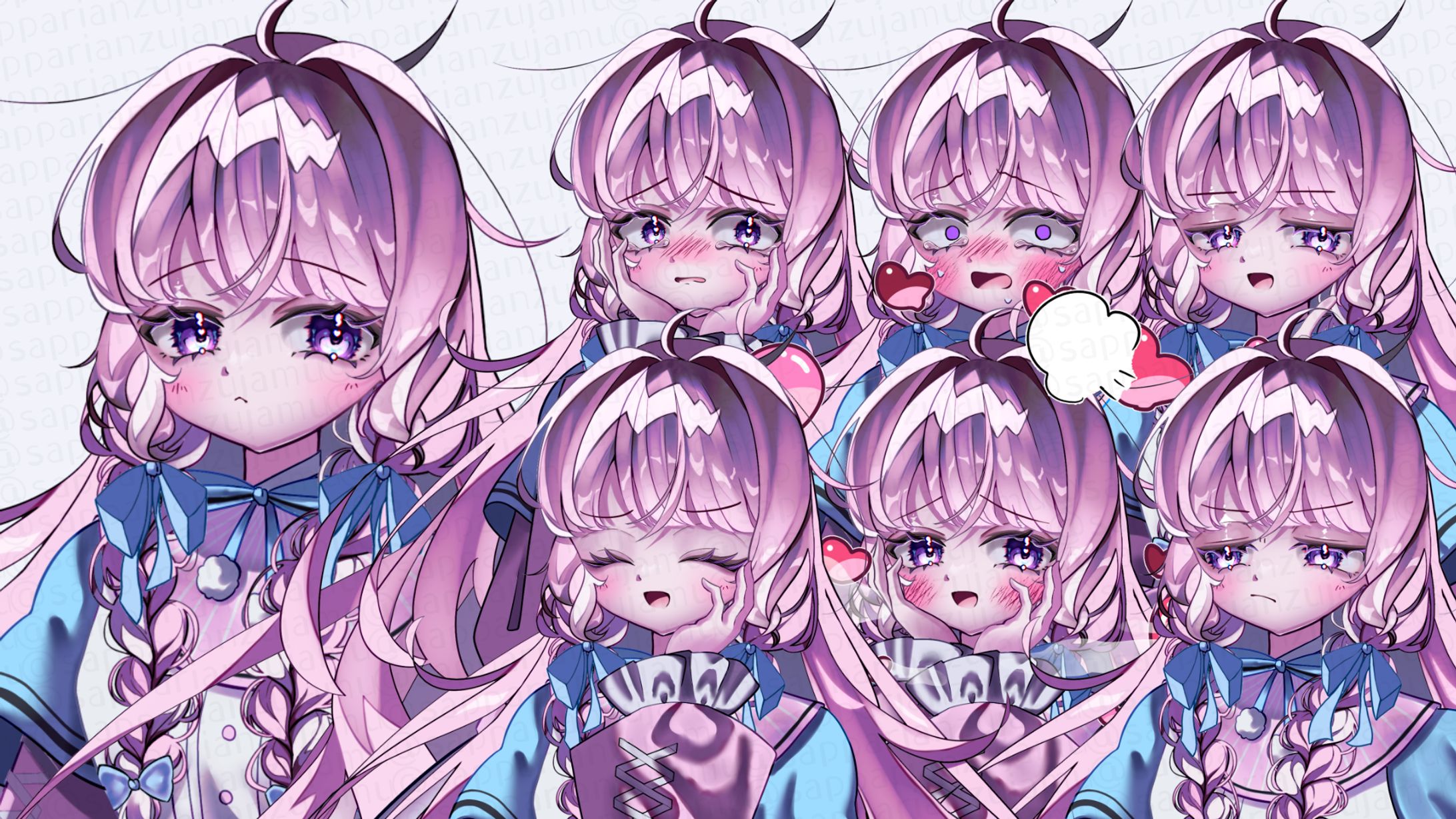 【イラスト制作】自作MYCOEIROINK音源PSD立ち絵-1