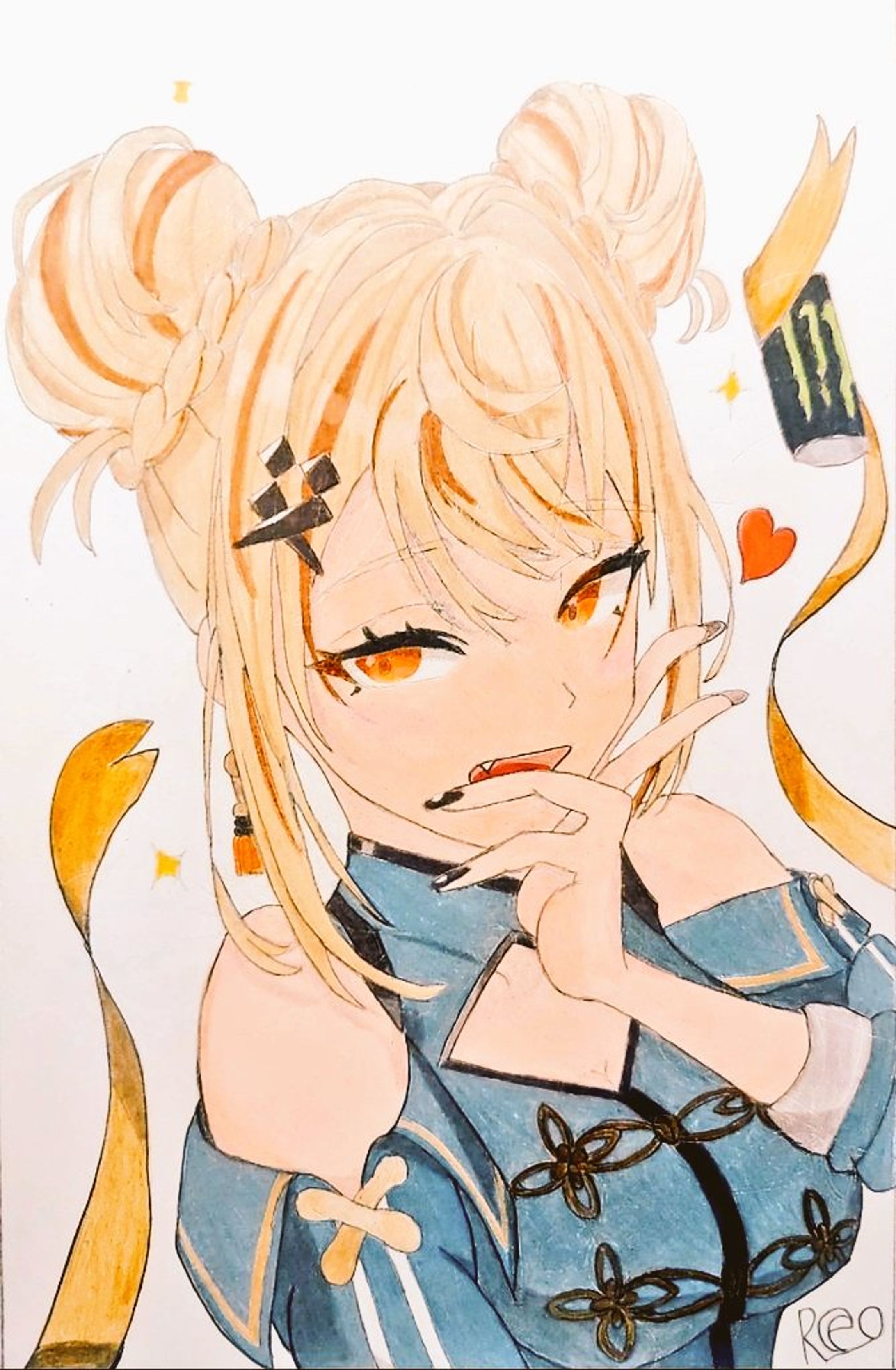 FAになりますが神成きゅぴさん描きました！-1