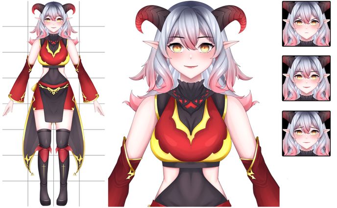 vtuber model sample