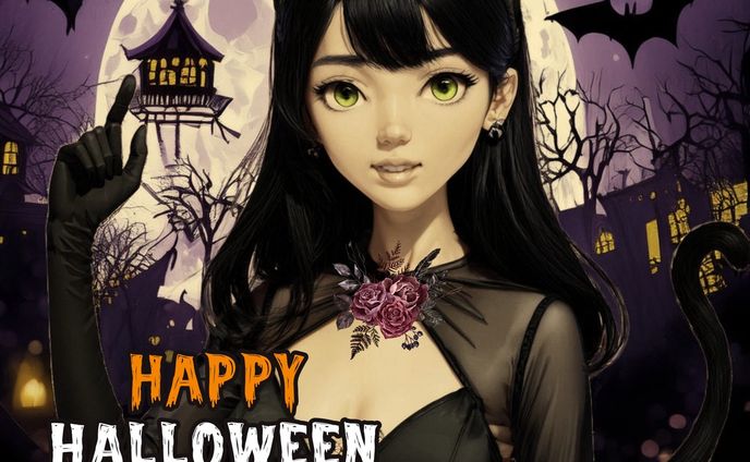 AI生成画像（ハロウィン２枚）