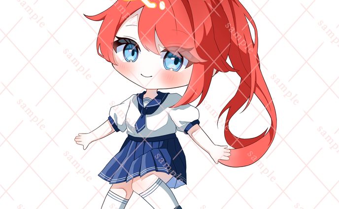 みかん(みかゆ)様ミニキャライラスト