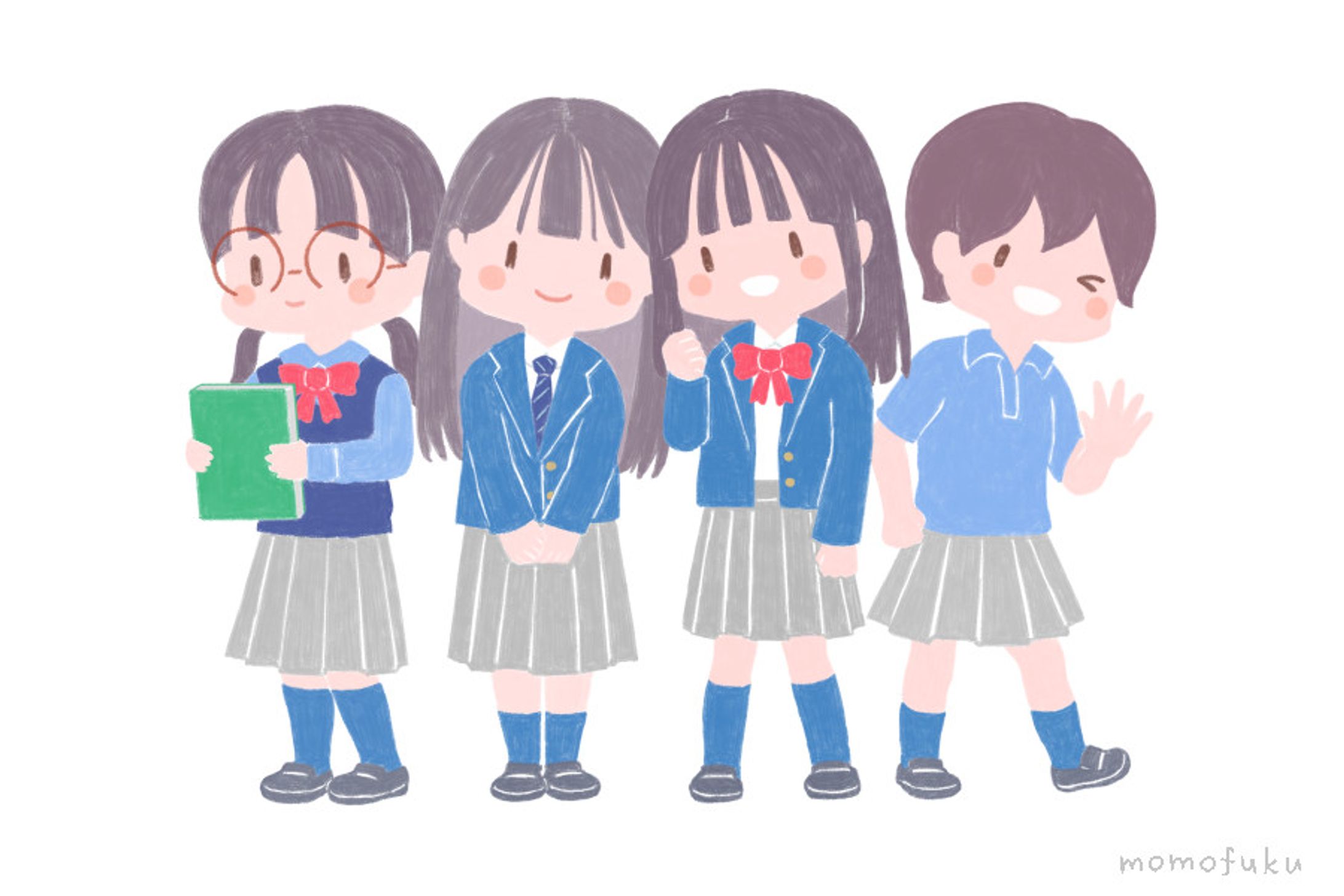 高校生4人組-1