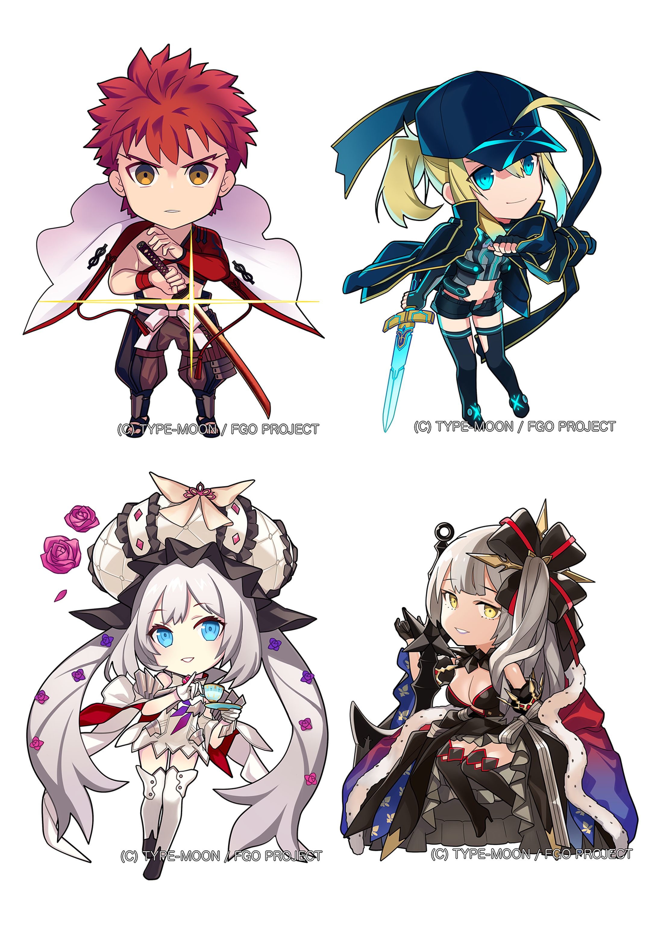 FGO最終再臨展ミニキャラ-1