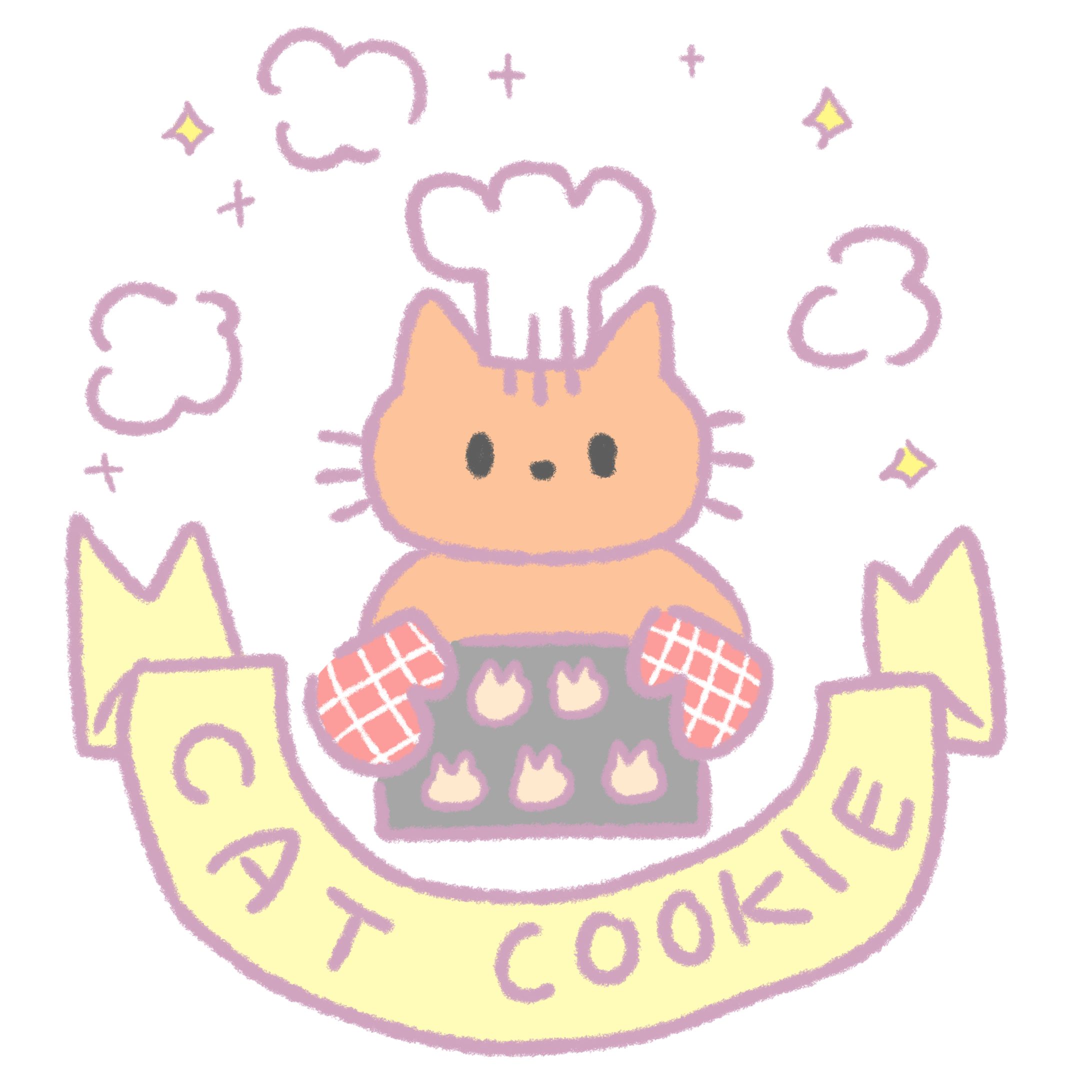 猫型クッキーのお店　ロゴ-1