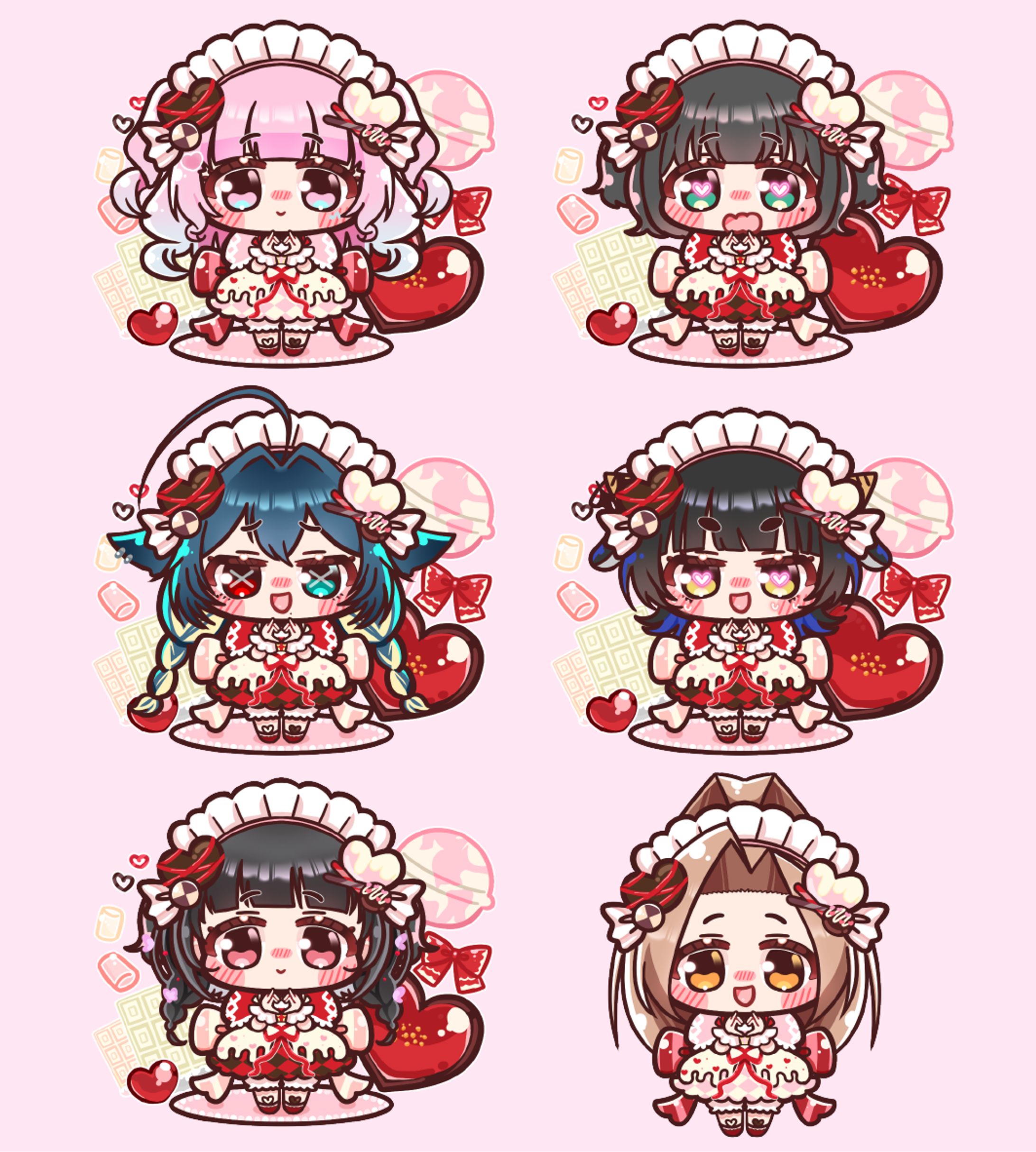 バレンタイン量産ミニキャラ-1