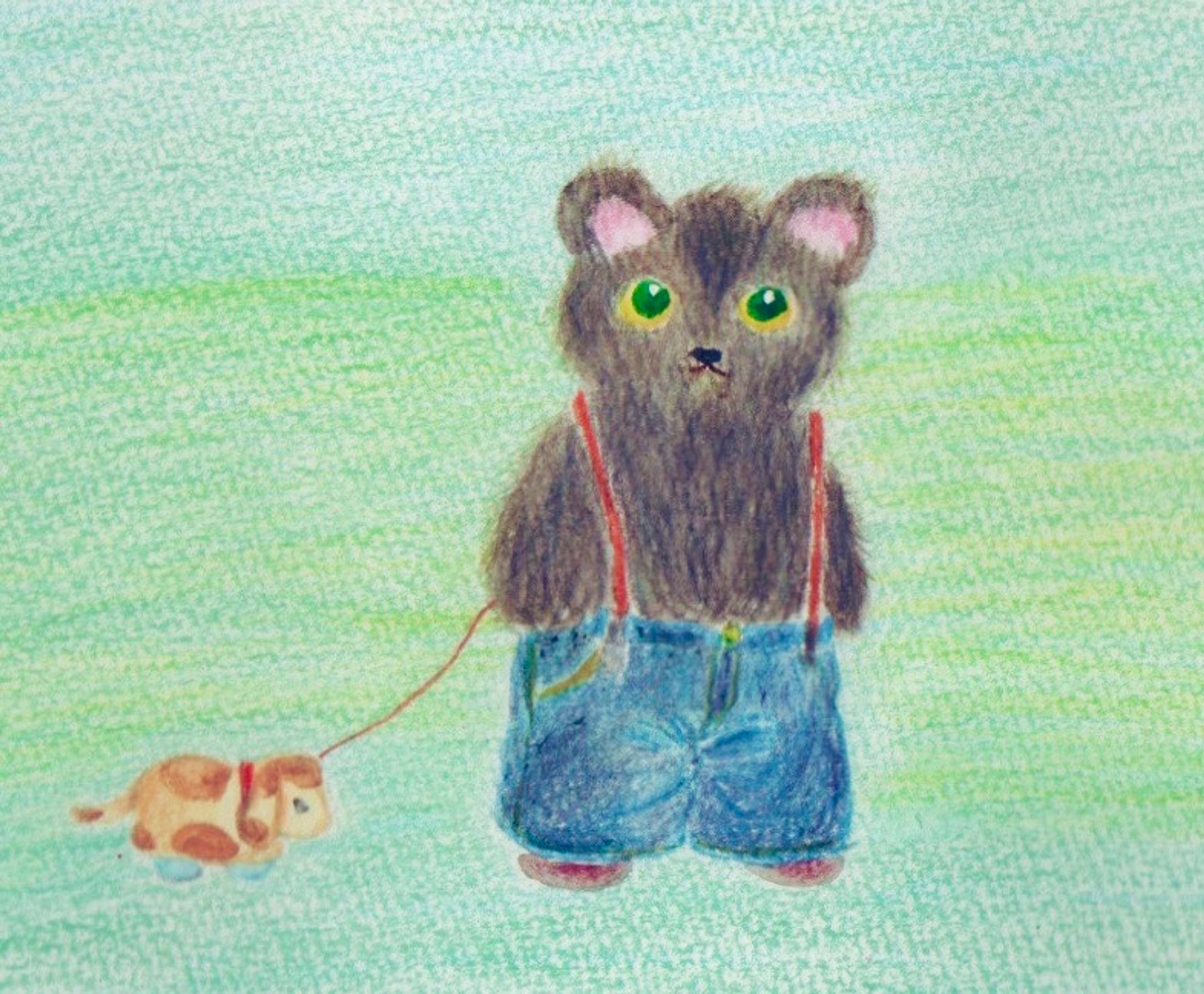 Walk with toydog-1