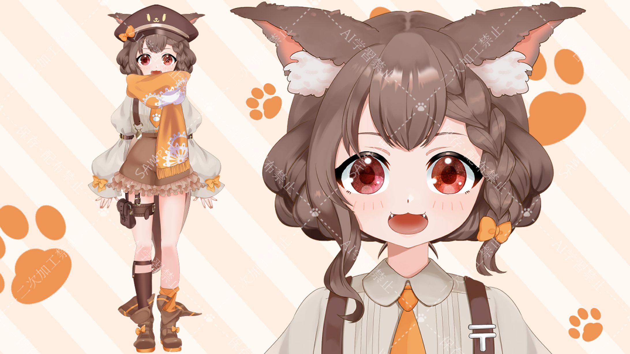 【郵便配達員わんこ】キャラクターデザイン-1
