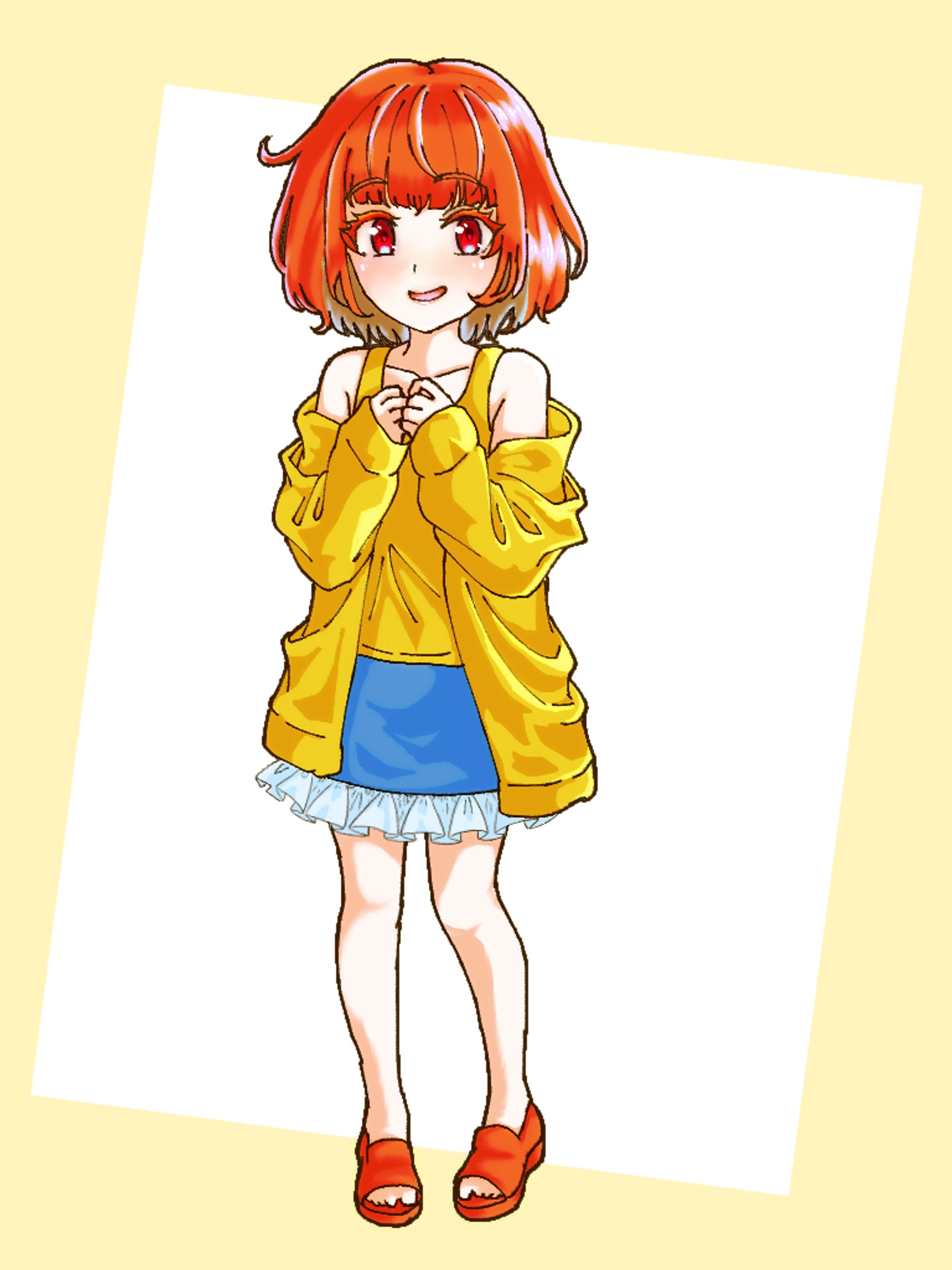 萌え袖女の子-1