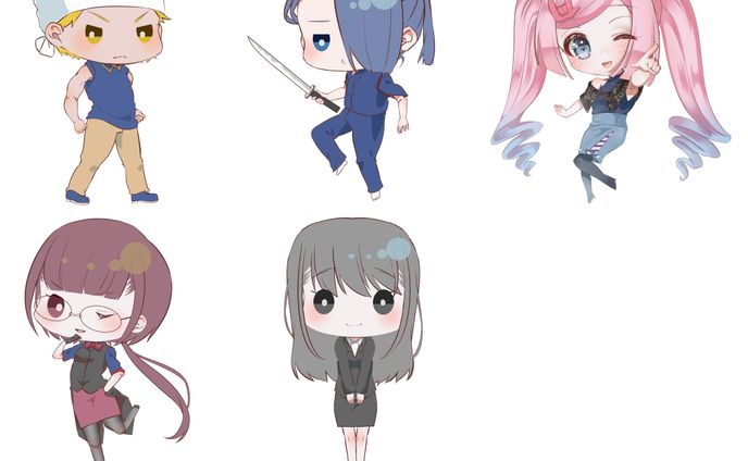 キャラクターデザイン、ウェルカムボード