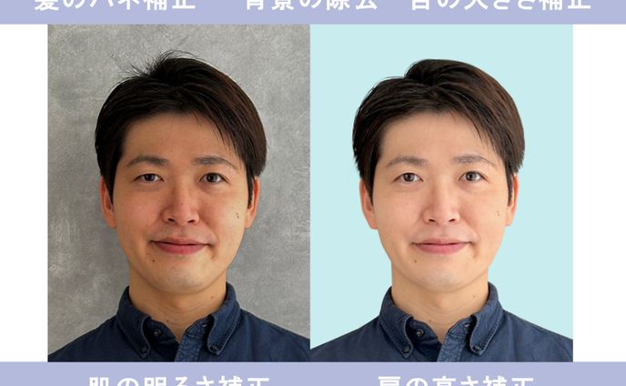 レタッチ加工