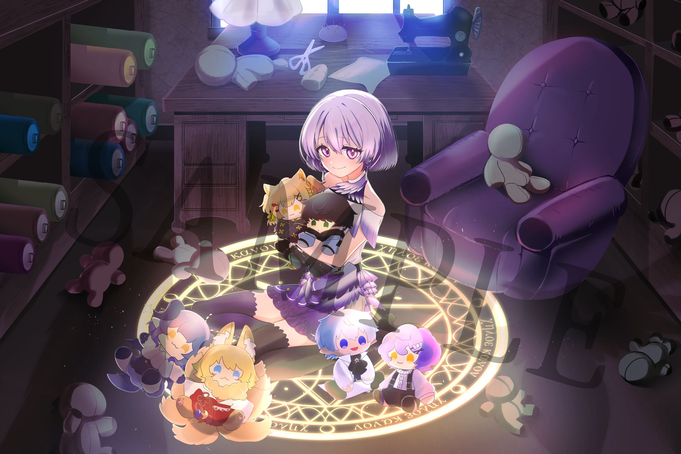 黒依叶音様　誕生日イラスト-1