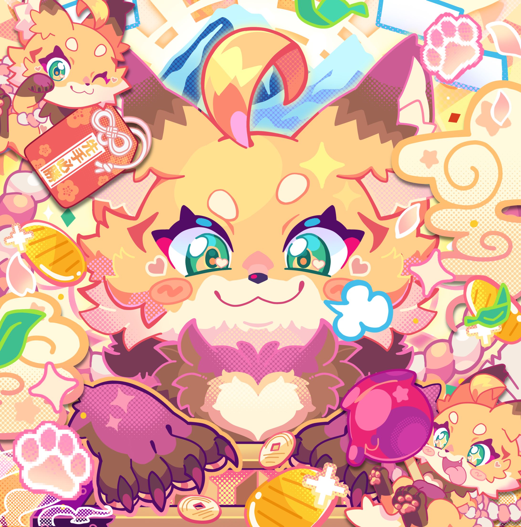 御祈れ〜汰様CDジャケットイラスト＆ミニキャライラスト-1