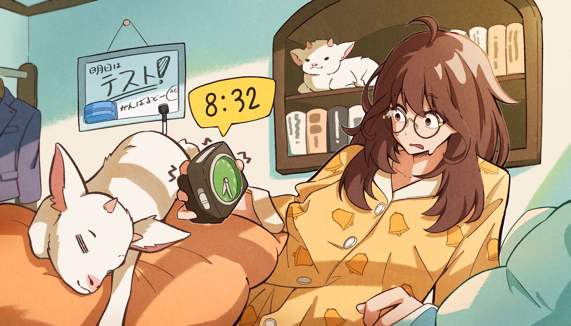 今日は期末テスト！-1