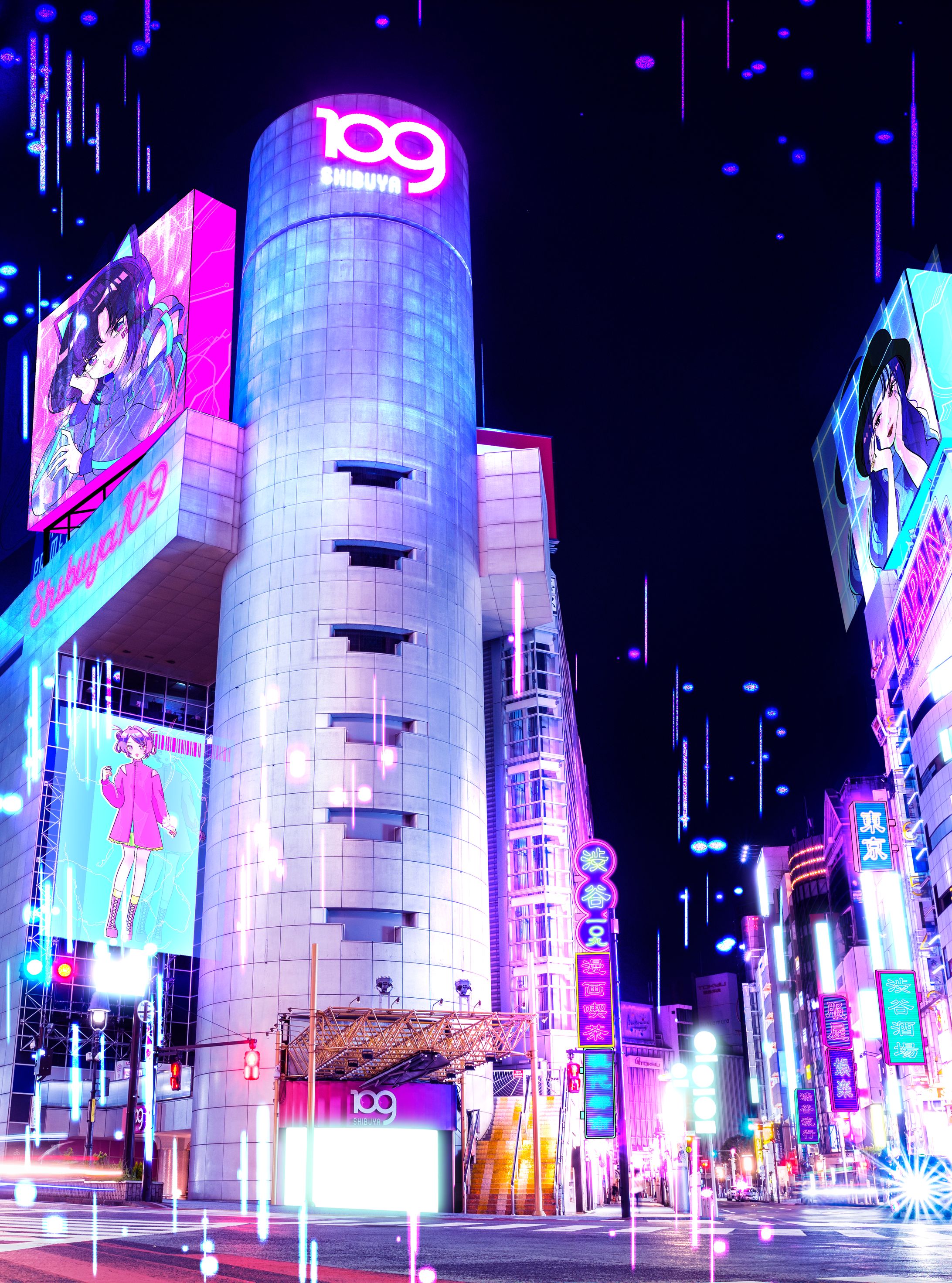 【SHIBUYA109様】インバウンド向けリーフレット表紙作成-1