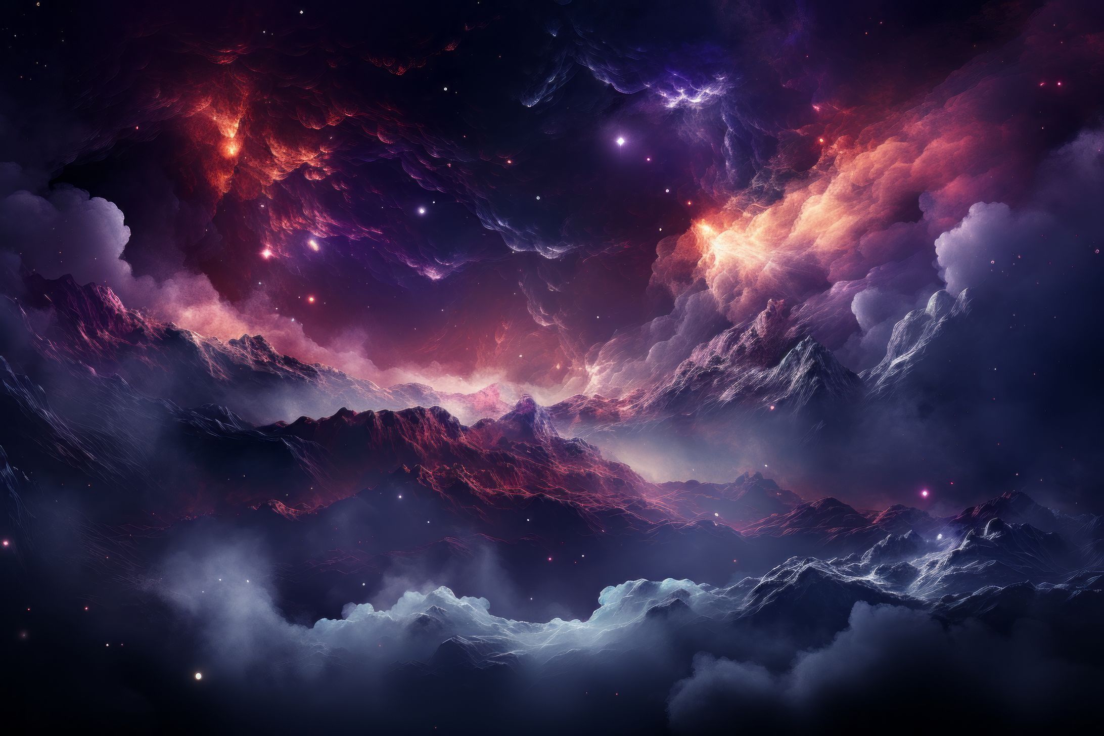 スプリチュアルを感じさせる宇宙の神秘な画像 AI生成-1