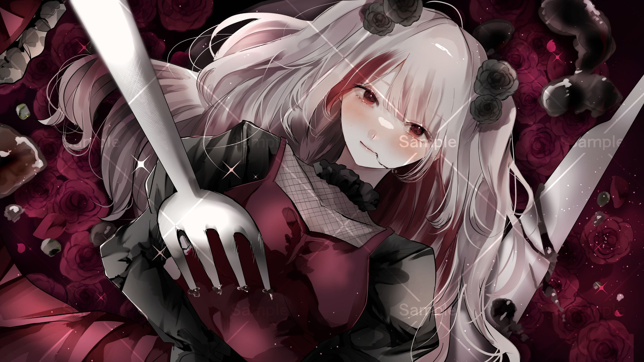 黒羽あやめ様 cover動画イラスト(2023.1)-1