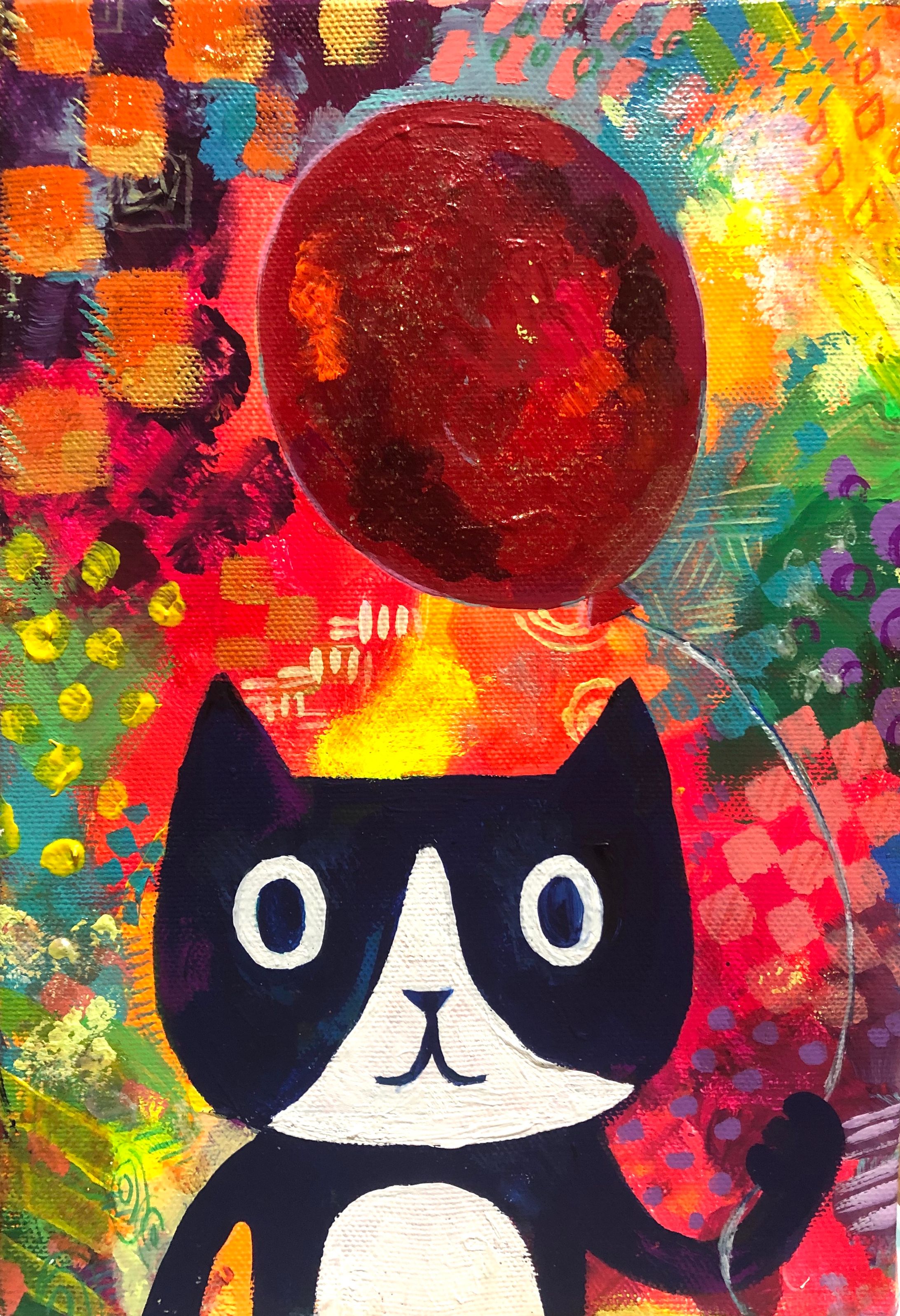 風船と猫#2-1