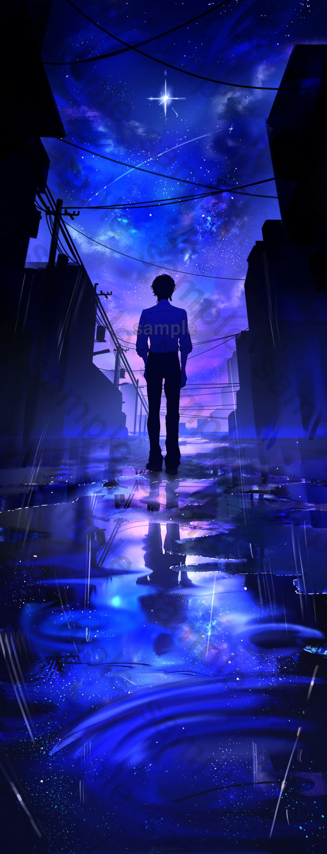 シクフォニLAN様オリジナル楽曲『灯』MVイラスト