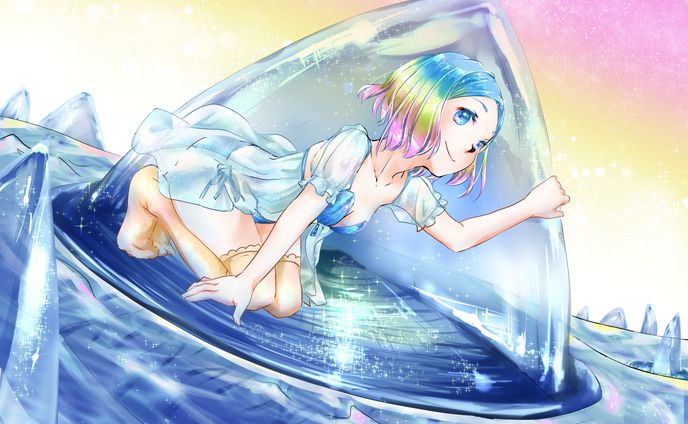 クラゲ擬人化／2019年制作