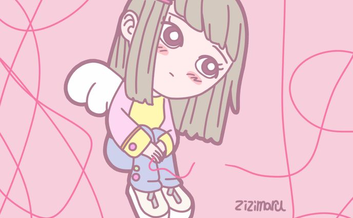 パステル女の子④