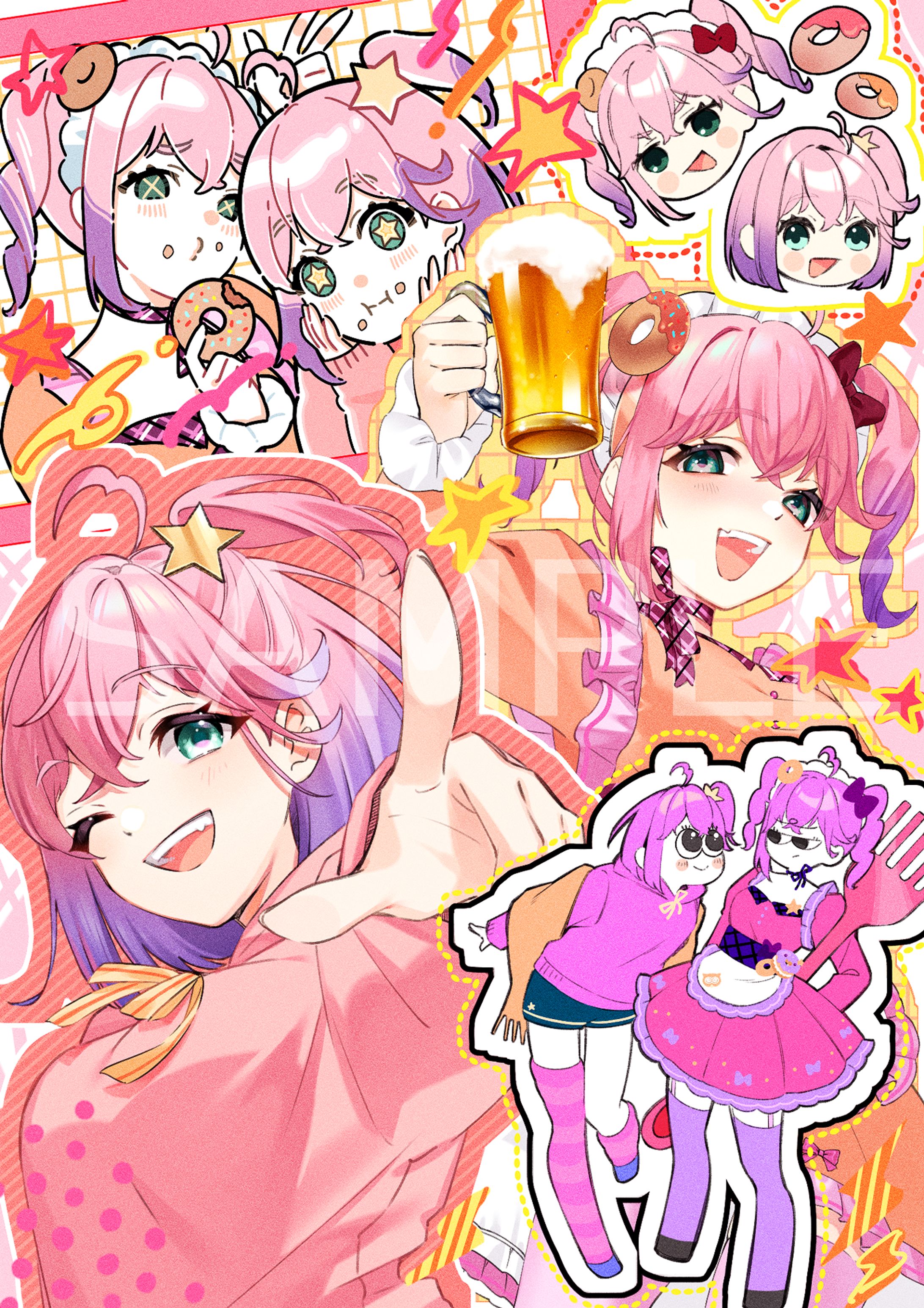 Vライバー【紡楽あうる】様／イラスト-1