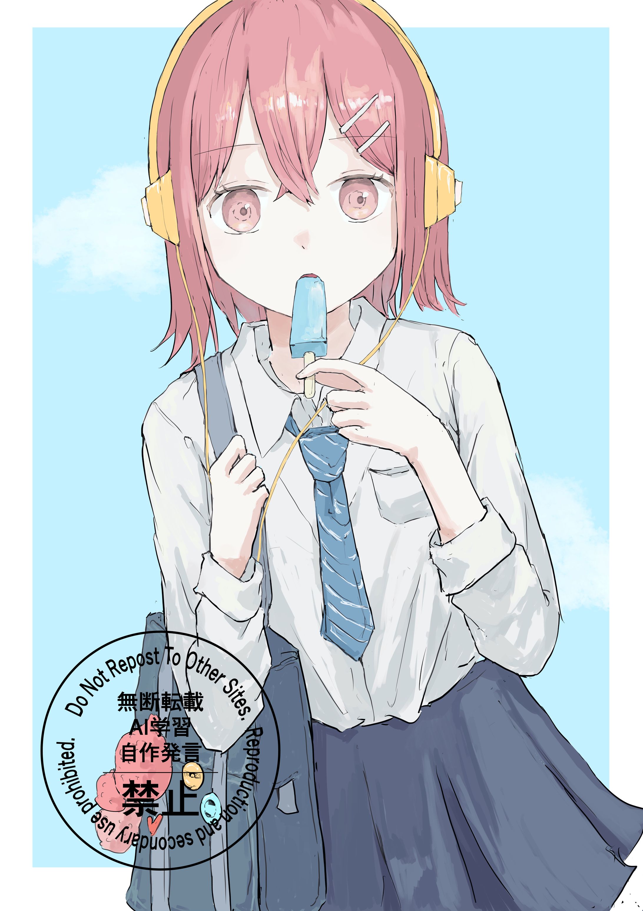 イラストスクール課題　お題「制服」-1