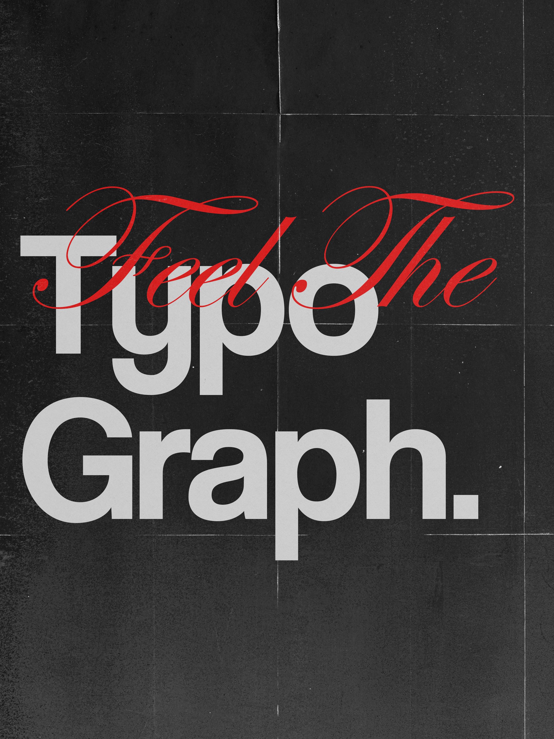 TYPOGRAPHY POSTER DESIGN : FEELING // FEEL-1