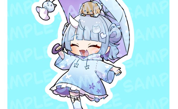 寧々丸様 アンブレラマーカーイラスト