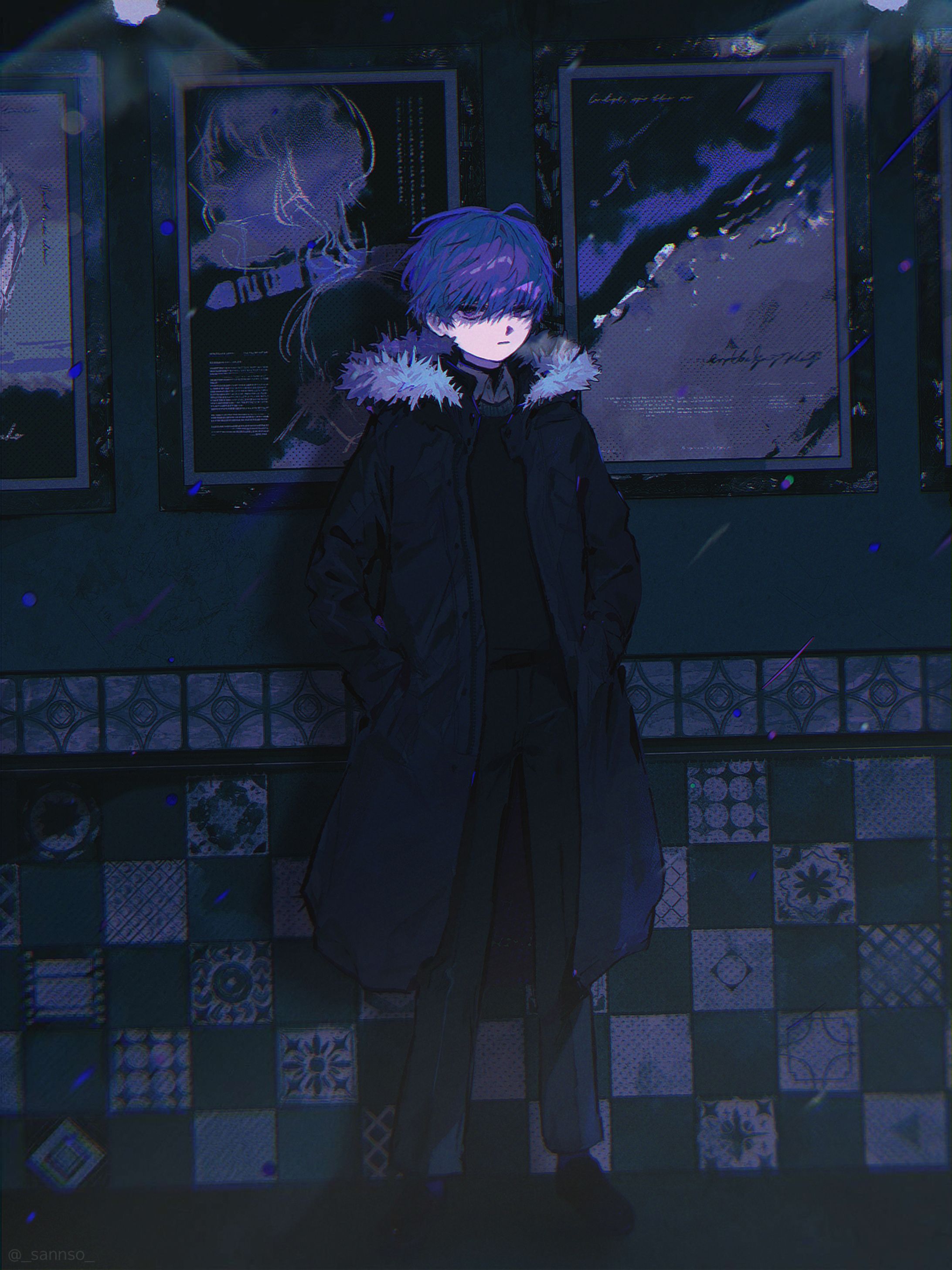 『レイトショウ』雪見/MVイラスト│株式会社ミチクレアエンターテインメント様-1