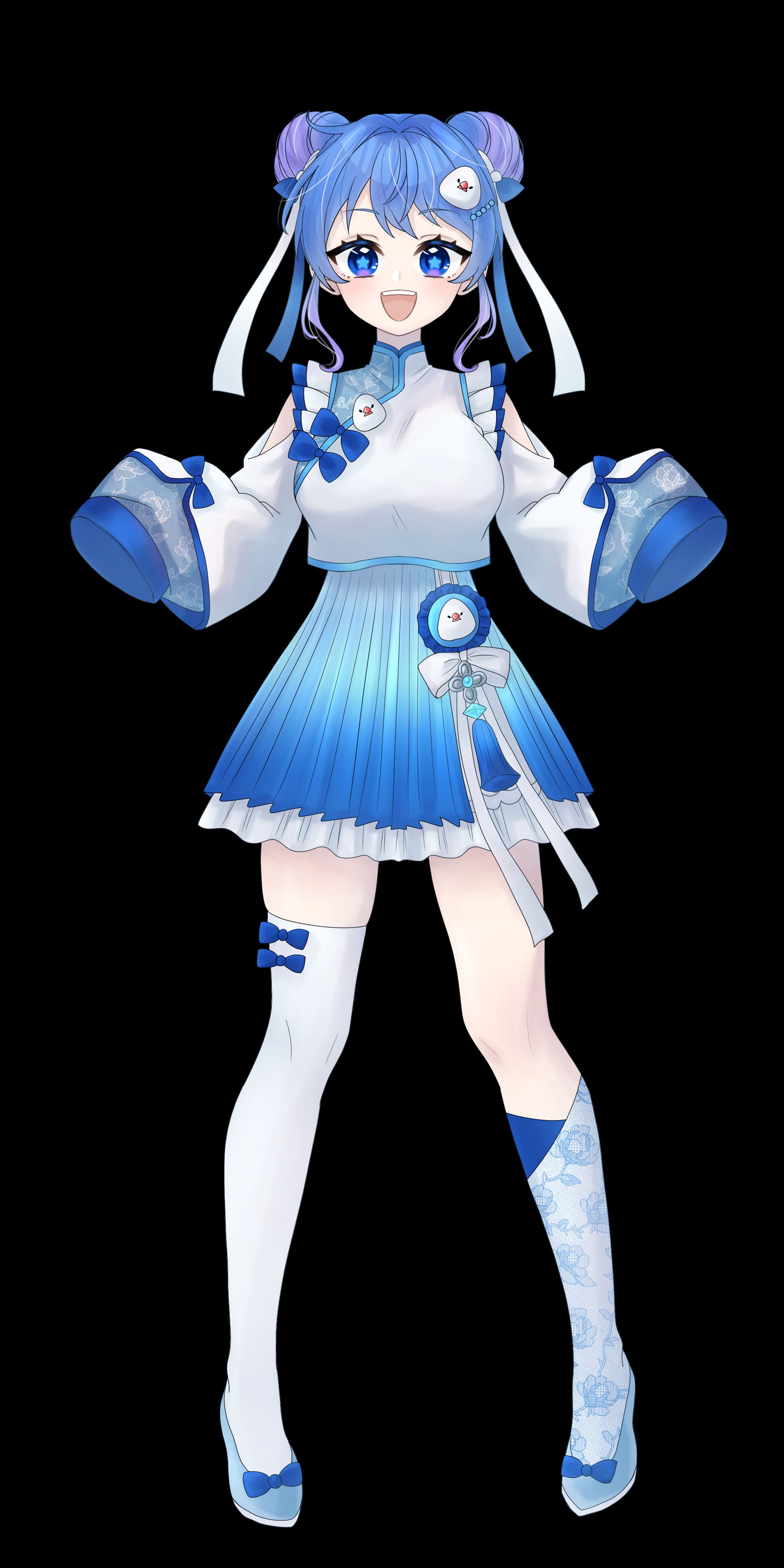 音星むう IRIAM立ち絵 チャイナ服-1