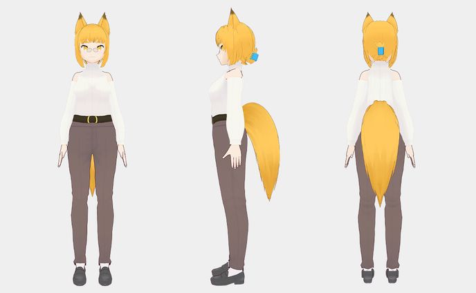 八雲アナグラ様 Vroid製アバター