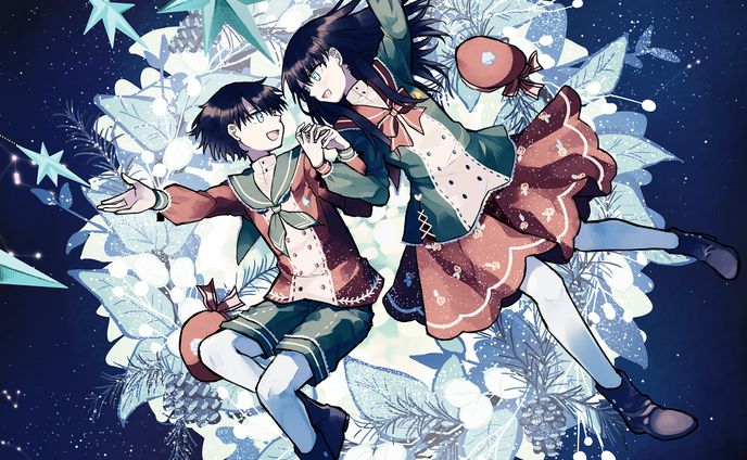 学生、オリジナルイラスト